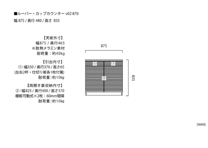 ルーバー・カップカウンターv02 870：画像23