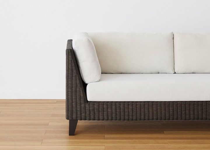 ラン・コンパクトソファ v03 コーナーセット (ラタン)：画像21