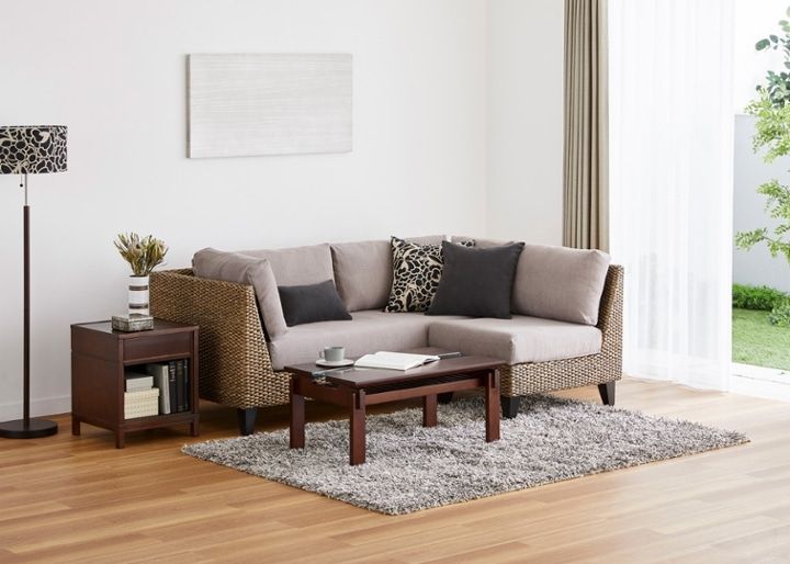 ラン・コンパクトソファ v03 コーナーセット (ヒヤシンス)：画像15