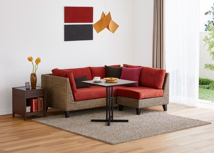 ラン・コンパクトソファ v03 コーナーセット (ヒヤシンス)：画像17