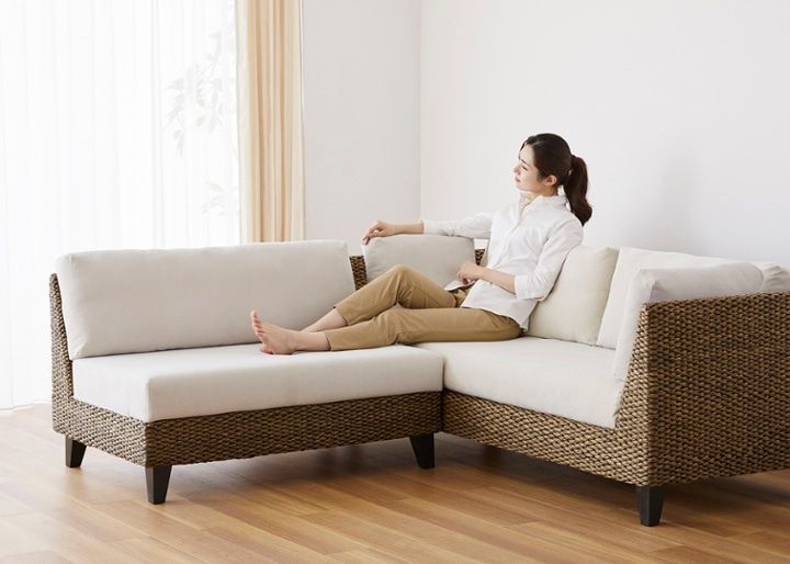 ラン・コンパクトソファ v03 コーナーセット (ヒヤシンス)：画像42