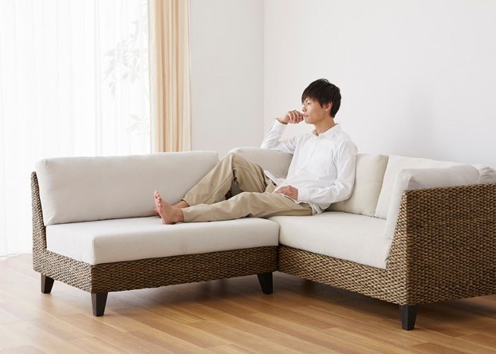 ラン・コンパクトソファ v03 コーナーセット (ヒヤシンス)：画像43