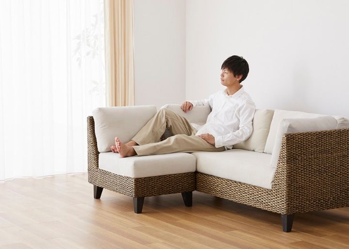 ラン・コンパクトソファ v03 コーナーセット (ヒヤシンス)：画像49