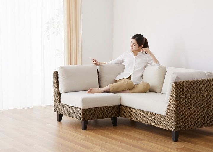 ラン・コンパクトソファ v03 コーナーセット (ヒヤシンス)：画像50