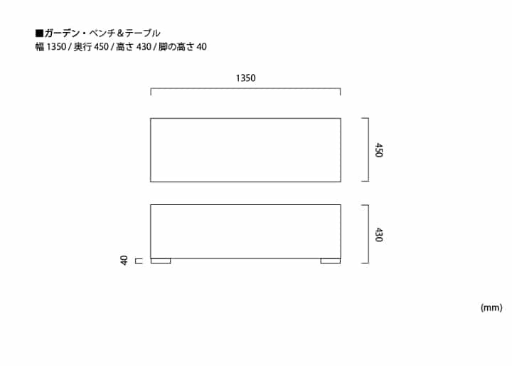 ガーデン・ベンチ＆テーブル：画像15