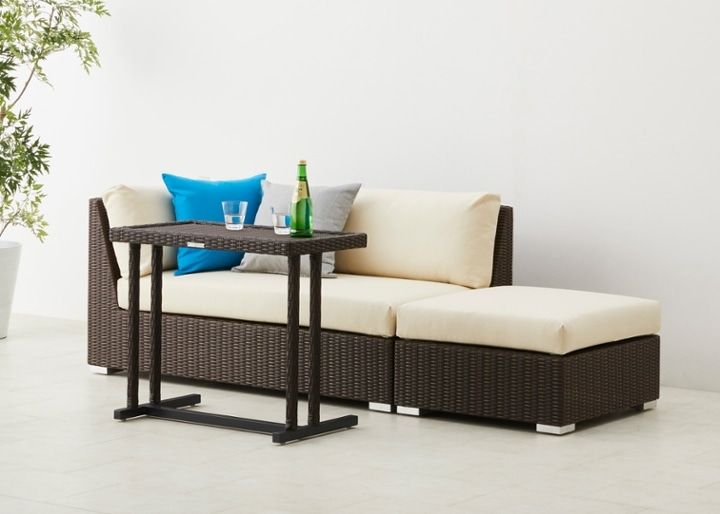 ガーデン・コンパクトソファ 2P片アーム：画像4