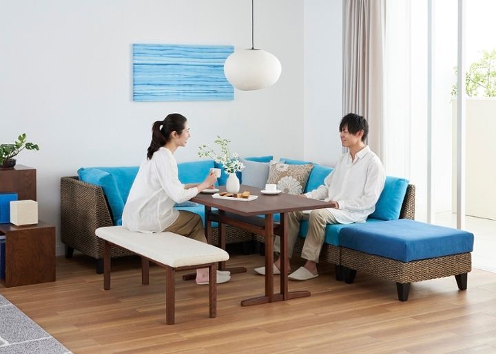 ラン・コンパクトソファ v05 コーナーセット (ヒヤシンス)：画像26