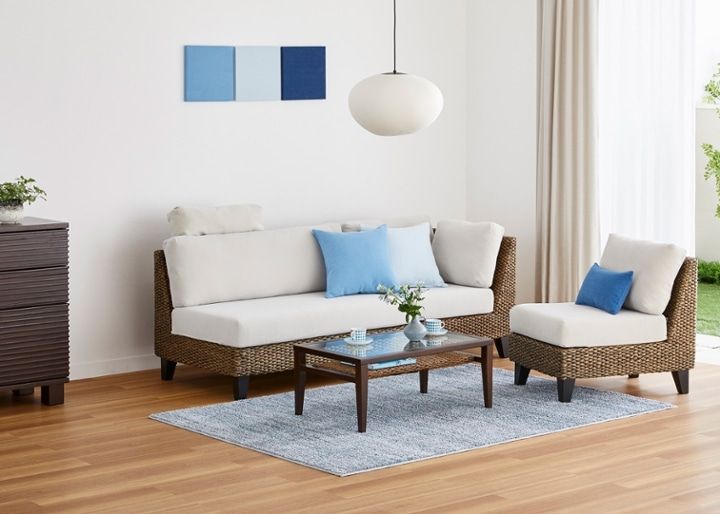 ラン・コンパクトソファ v05 コーナーセット (ヒヤシンス)：画像37