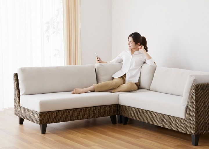 ラン・コンパクトソファ v05 コーナーセット (ヒヤシンス)：画像63