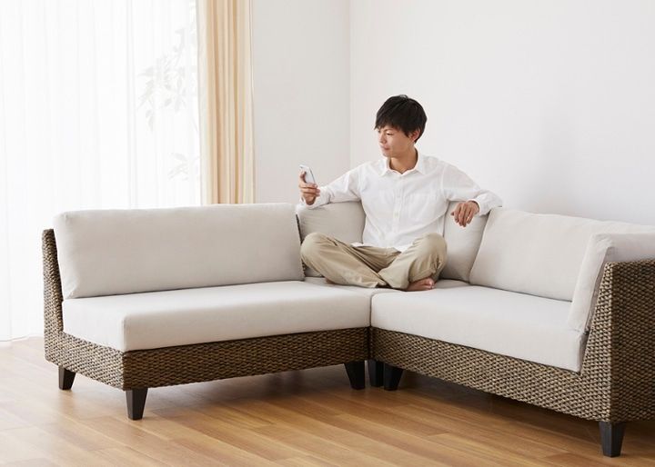 ラン・コンパクトソファ v05 コーナーセット (ヒヤシンス)：画像64