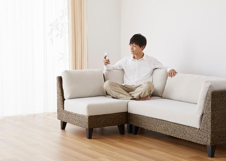 ラン・コンパクトソファ v05 コーナーセット (ヒヤシンス)：画像70