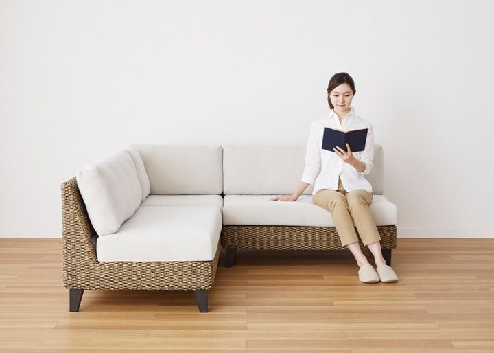 ラン・コンパクトソファ v05 コーナーセット (ヒヤシンス)：画像80