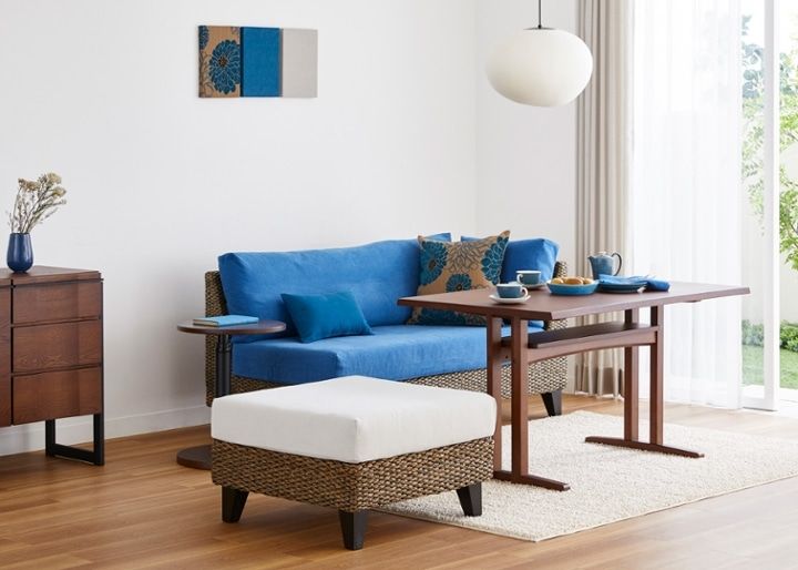 ラン・コンパクトソファ 2P片アーム (ヒヤシンス)：画像19