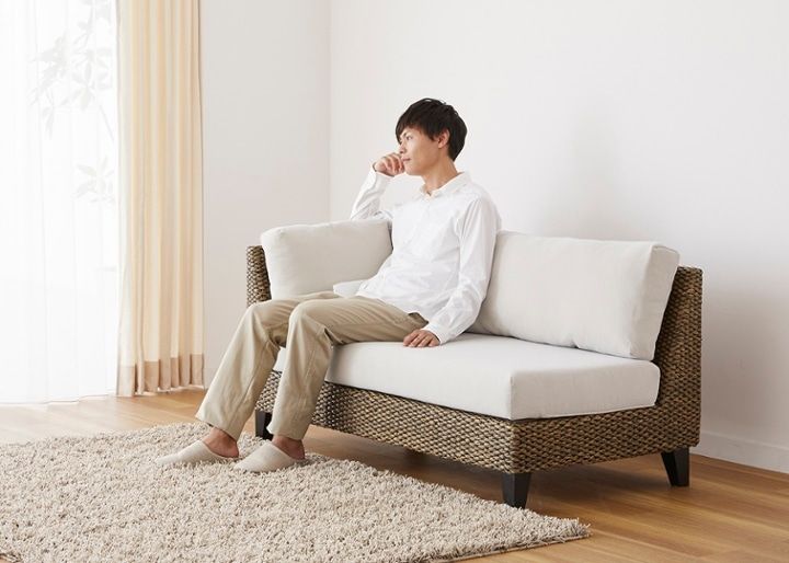 ラン・コンパクトソファ 2P片アーム (ヒヤシンス)：画像53