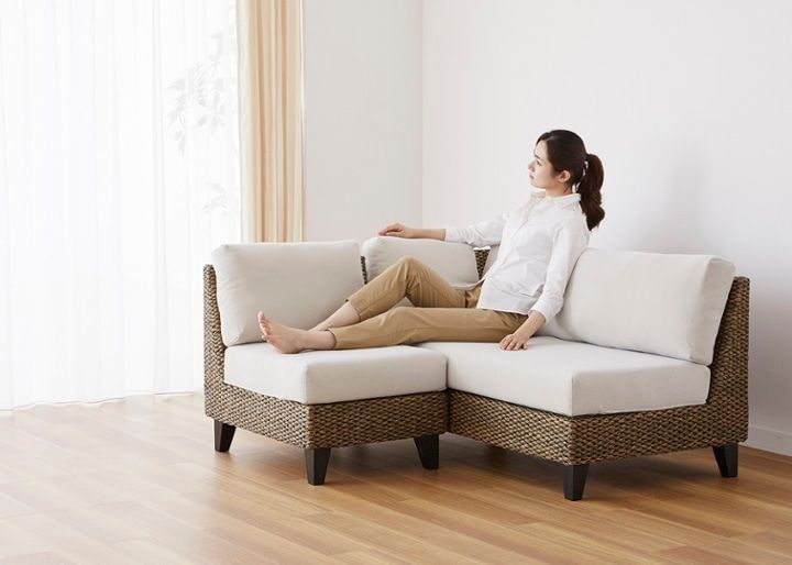 ラン・コンパクトソファ 2P片アーム (ヒヤシンス)：画像57