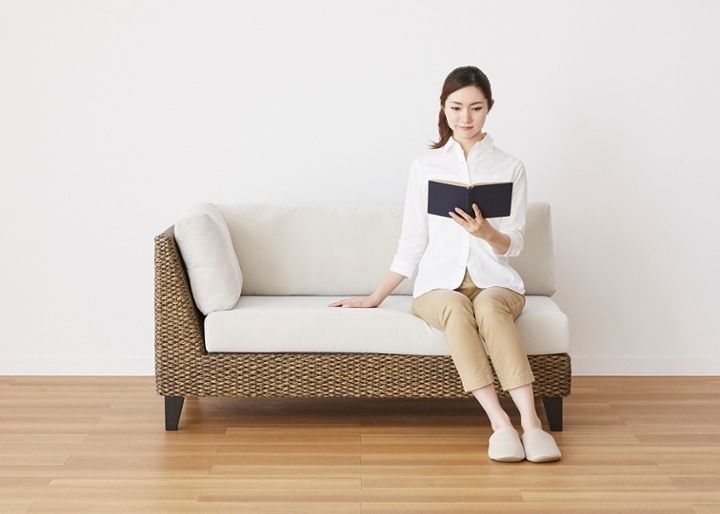 ラン・コンパクトソファ 2P片アーム (ヒヤシンス)：画像64