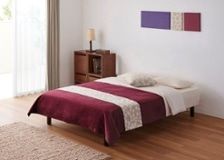 ベッドスプレッド＆スロー セット (アイランドカラーズ)