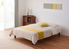 ベッドスプレッド＆スロー セット (アイランドカラーズ)