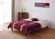 ベッドスプレッド＆スロー セット (アイランドカラーズ)