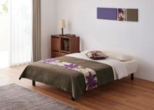 ベッドスプレッド＆スロー セット (アイランドカラーズ)