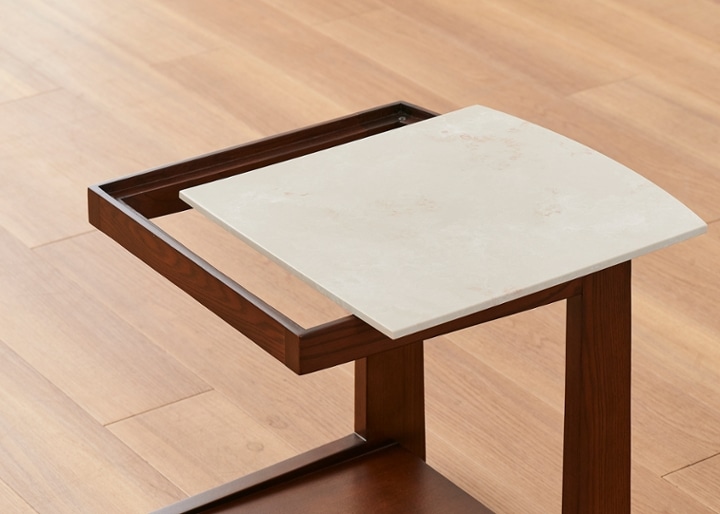 セイル・サイドテーブル (ストーンGB)用石天板：画像2