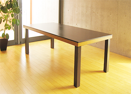 【販売終了】バンブー・ダイニングテーブル 2000×900：画像3