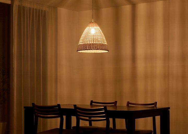 バンブー・コーン・ペンダントライト：画像2