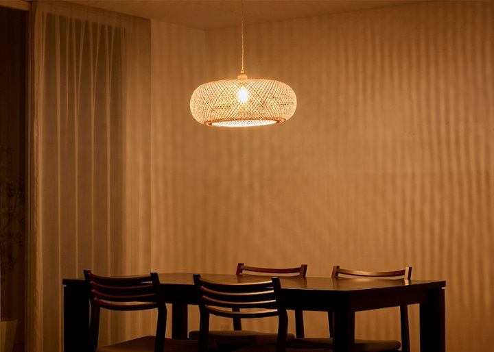 バンブー・ドーム・ペンダントライト：画像2