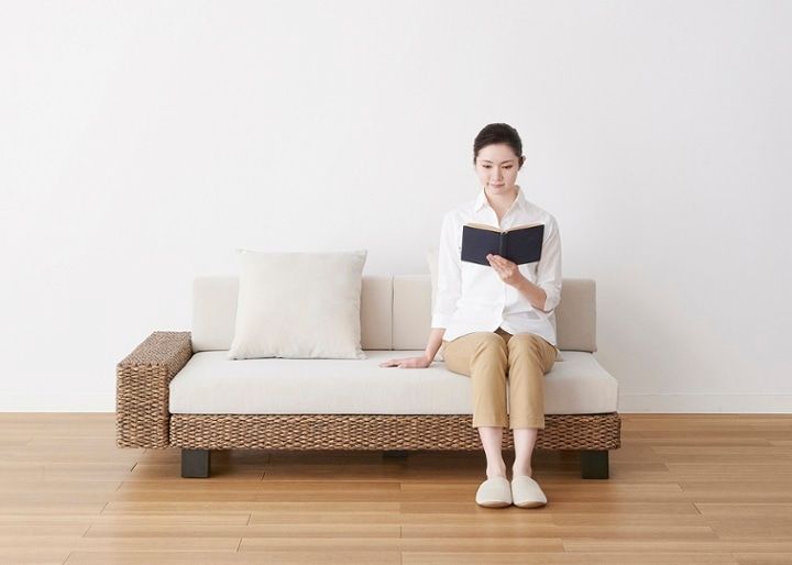 ケイ・ローソファ 片アーム (ヒヤシンス)：画像12