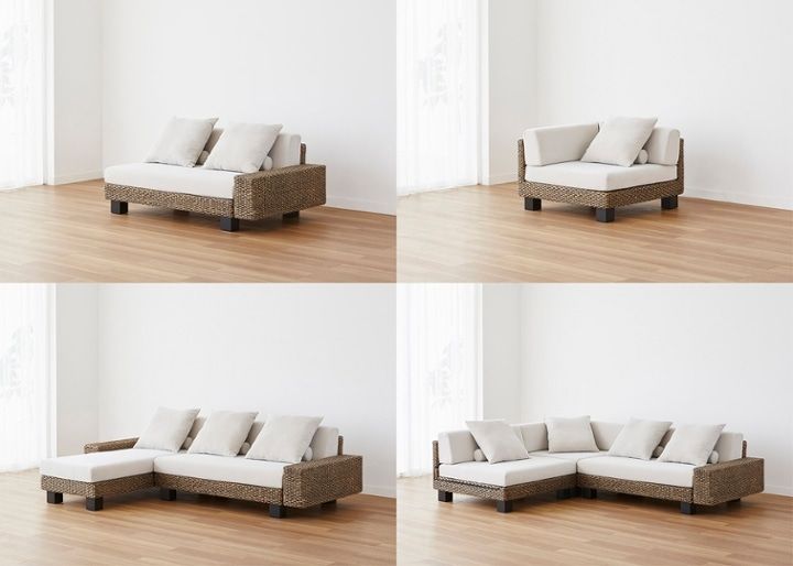 ケイ・ローソファ 片アーム (ヒヤシンス)：画像19