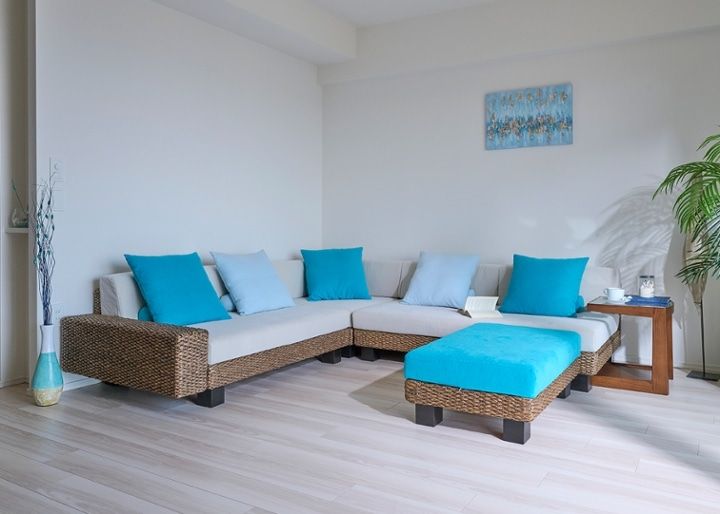 ケイ・ローソファ 片アーム (ヒヤシンス)：画像2