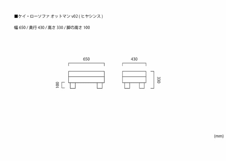 ケイ・ローソファ オットマンv02 (ヒヤシンス)：画像15