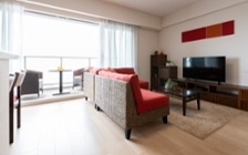 アジアンリゾートのようなモデルルームの家具・インテリアコーディネート実例：画像2