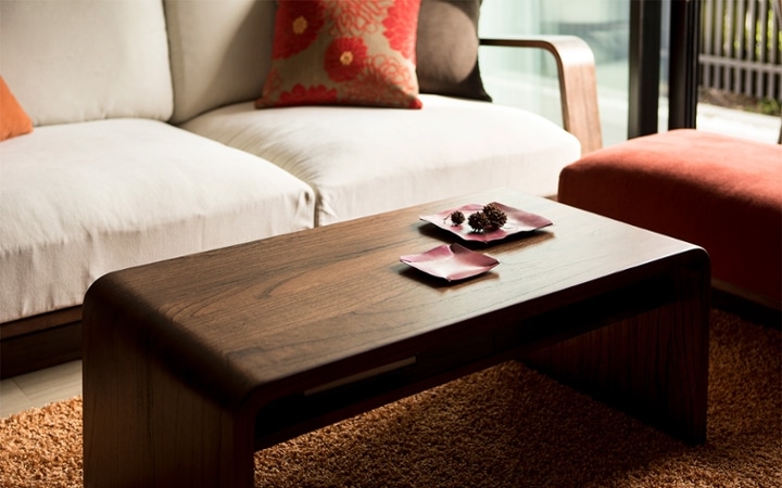 No.129 無垢材の家具でトータルコーディネート　～ぬくもり感じる赤の空間～：画像11