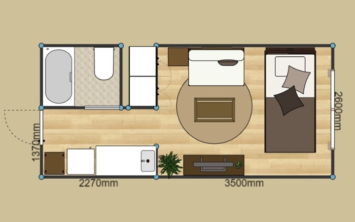 No.136　一人暮らし・ワンルーム(6畳)　～コンパクトな空間にソファのある暮らし～：画像12