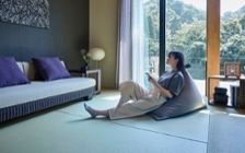 No.267 紫色が映える和×洋の融合した畳リビング：画像10