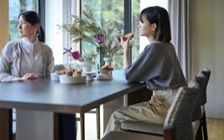No.270 大人っぽいパープルで彩ったグレーのリビングダイニング：画像23