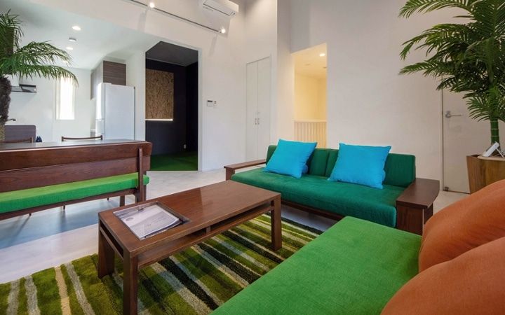 No.276 ゴルファーのための隠れ家、南国リゾート風の宿泊施設