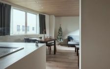 No.277 家族でくつろぐ、モダングレーな変形・L字リビング：画像3