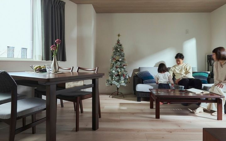 No.277 家族でくつろぐ、モダングレーな変形・L字リビング：画像5