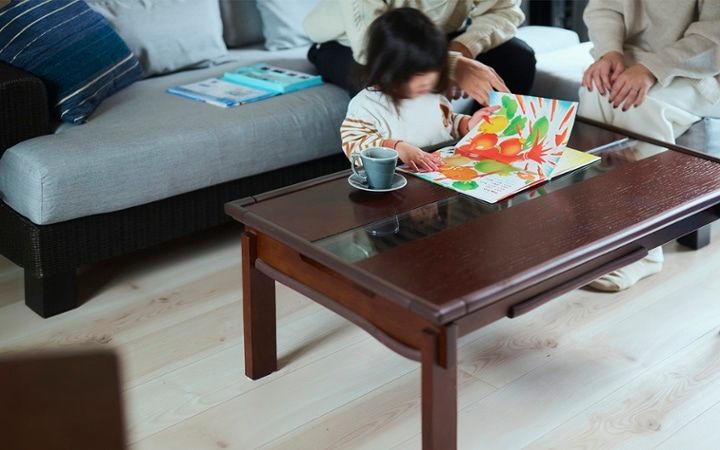 No.277 家族でくつろぐ、モダングレーな変形・L字リビング：画像6