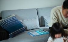 No.277 家族でくつろぐ、モダングレーな変形・L字リビング：画像7