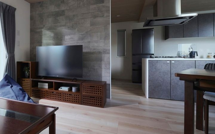 No.277 家族でくつろぐ、モダングレーな変形・L字リビング：画像16