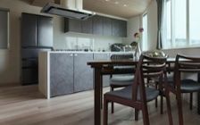 No.277 家族でくつろぐ、モダングレーな変形・L字リビング：画像21