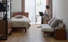 No.280：一人暮らしをアースカラーで穏やかに過ごす6畳の空間：画像9