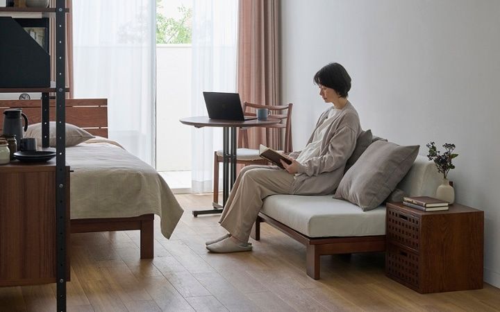 No.280：一人暮らしをアースカラーで穏やかに過ごす6畳の空間：画像2