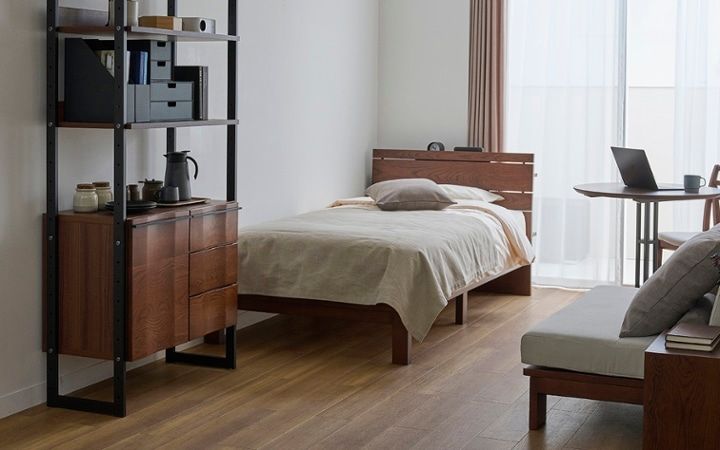 No.280：一人暮らしをアースカラーで穏やかに過ごす6畳の空間：画像5