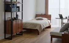 No.280：一人暮らしをアースカラーで穏やかに過ごす6畳の空間：画像5