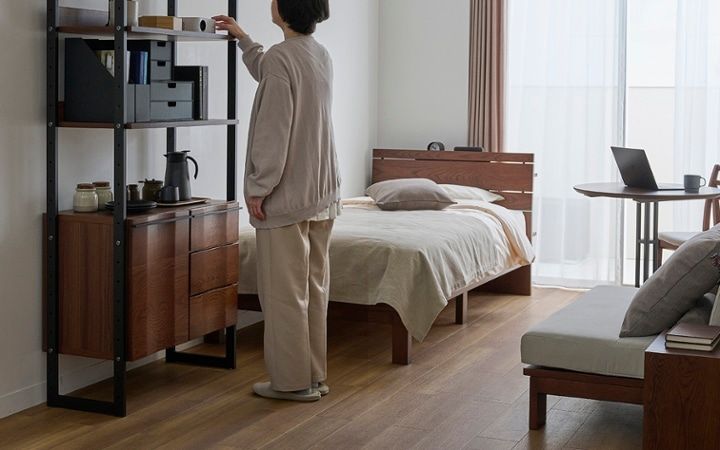 No.280：一人暮らしをアースカラーで穏やかに過ごす6畳の空間：画像6