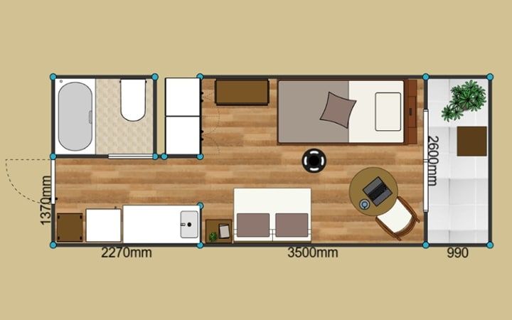 No.280：一人暮らしをアースカラーで穏やかに過ごす6畳の空間：画像24
